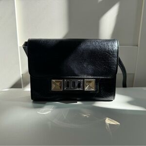 Proenza Schouler PS11 Mini Classic bag in Black